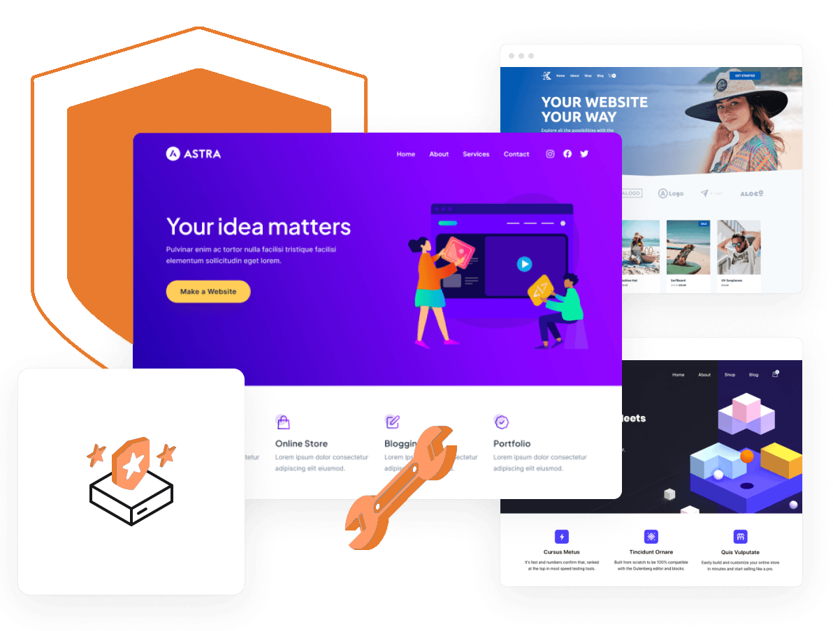 Website Security - Provides comprehensive website security